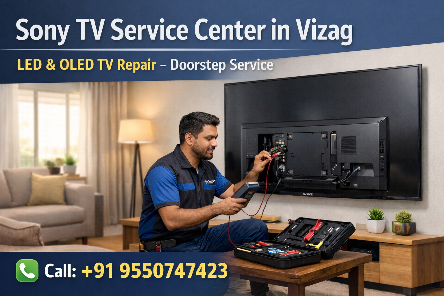 sony led tv service center in vizag
